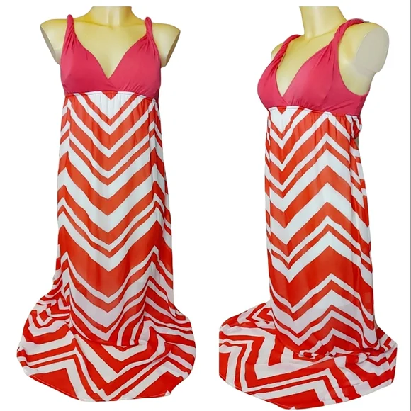 strapless open back dress Pretty Pixie Women Floral Print A-Line Dress For Women (Red, L) main image 1